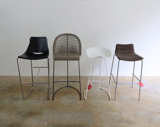 4x MIDJ design bar stools Apelle and Guape