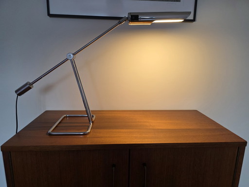Lampada scandinava Abo Randers anni '70 – bureaulampen, Metal, Chrome