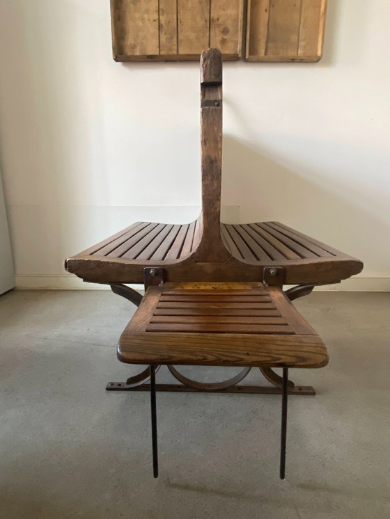 Image 1 of autentica panchina della metropolitana parigina