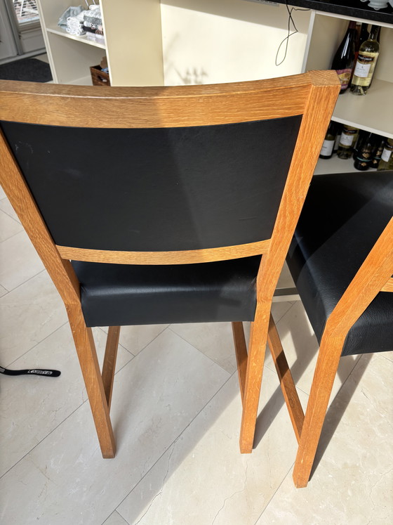 Image 1 of Twee barkrukken Jan des Bouvrie 