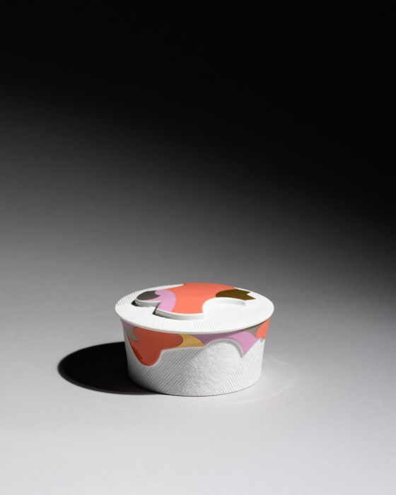 Image 1 of Rosenthal Studio-Line Box & Plate by Johan van Loon Sculptural Postmodern Set