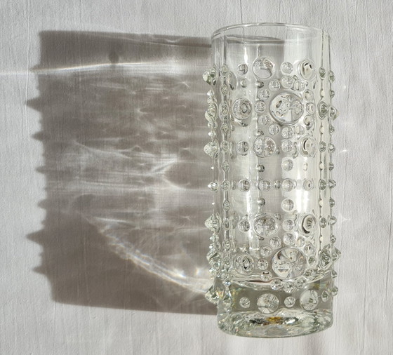 Pavel Pánek vase knobs “Spiky” pressed glass glassworks Heřmanova Huť / Sklo Union 70s (photo 5 of 14)
