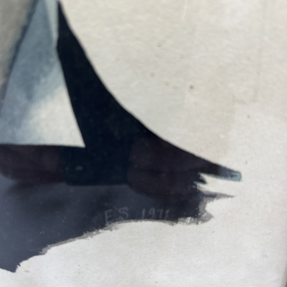 Image 1 of Ritratto di un uomo firmato ES