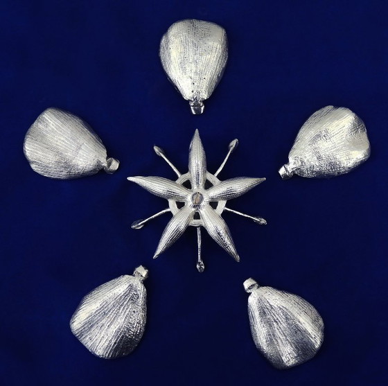 Image 1 of Gucci Style Five Petal Flower Ashtray or Catch-all Mid Century Italy C1960s