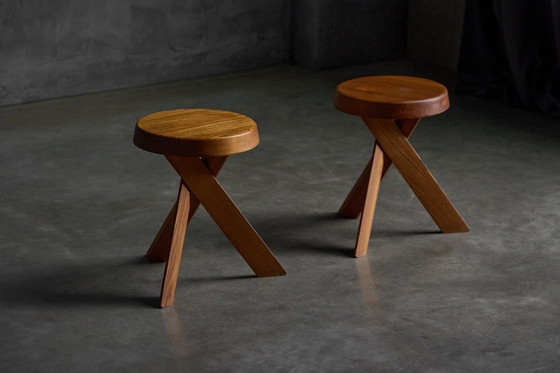 Image 1 of Sgabelli 'S31' di Pierre Chapo, Francia, anni '70