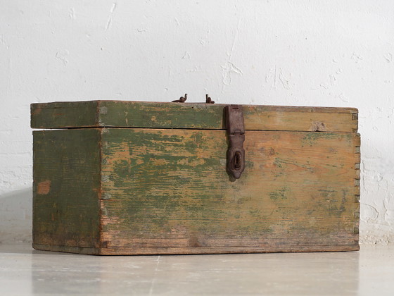Baule antico in legno massello (c.1920) #77 – Cassettiere, Rustic (photo 16 of 40)
