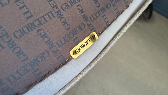 Image 1 of Vintage eetkamerstoelen van Giorgetti, jaren 70.