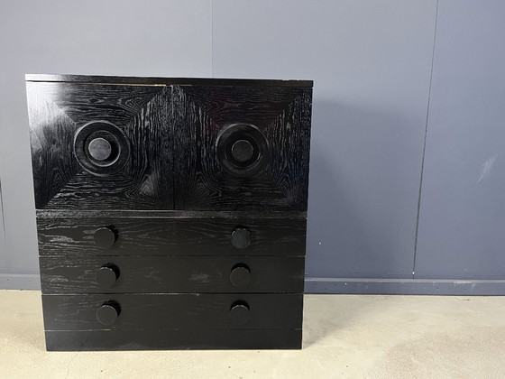 Image 1 of Vintage brutalist bar cabinet, 1970s 