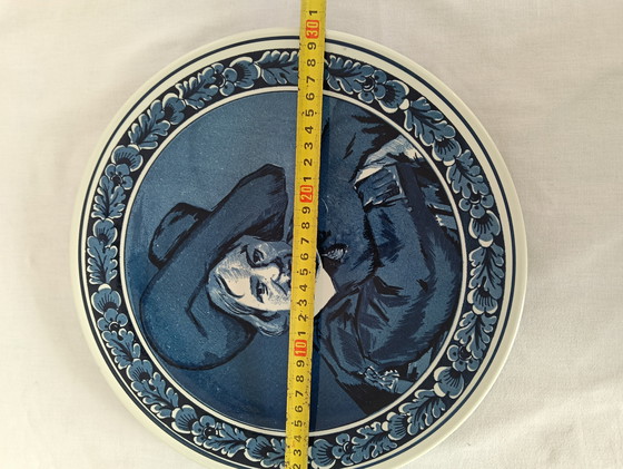 Image 1 of Delfst blauwe borden 