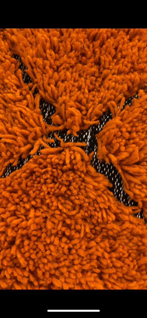 “Fire of the Atlas Mountains” - 367 x 382cm - Exclusive Hand-woven Berber Carpet from Morocco