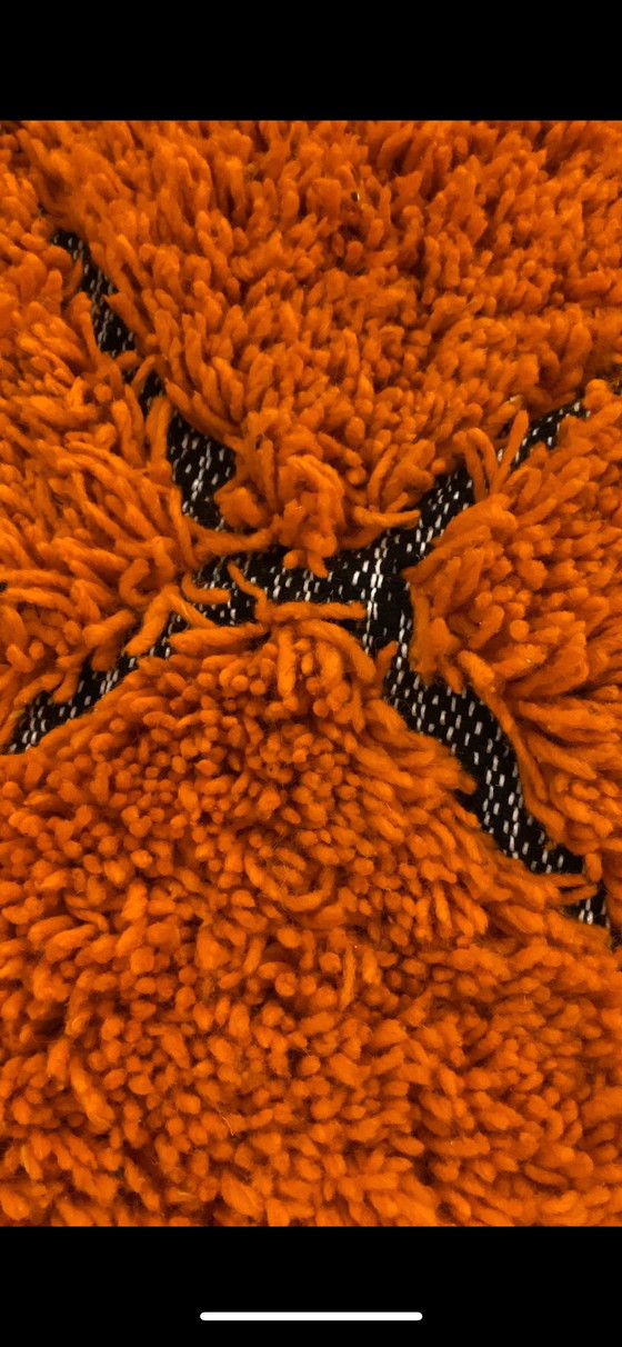 Image 1 of “Fire of the Atlas Mountains” - 367 x 382cm - Exclusief Handgeweven Berber Tapijt uit Marokko