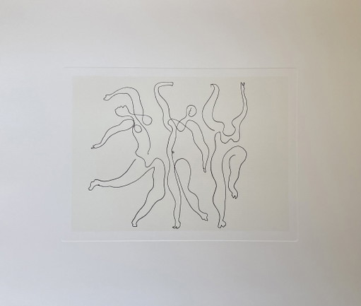 Pablo Picasso : "Trois Danseuses, 1924". – lithos zeefdrukken, Other