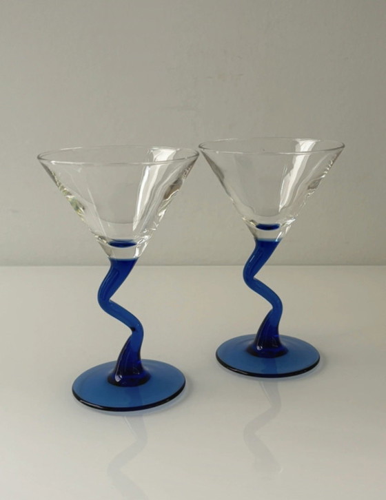 Set di 2 bicchieri da martini retrò anni '80, marca Liberty Glass – Bicchieri e caraffe (photo 9 of 11)