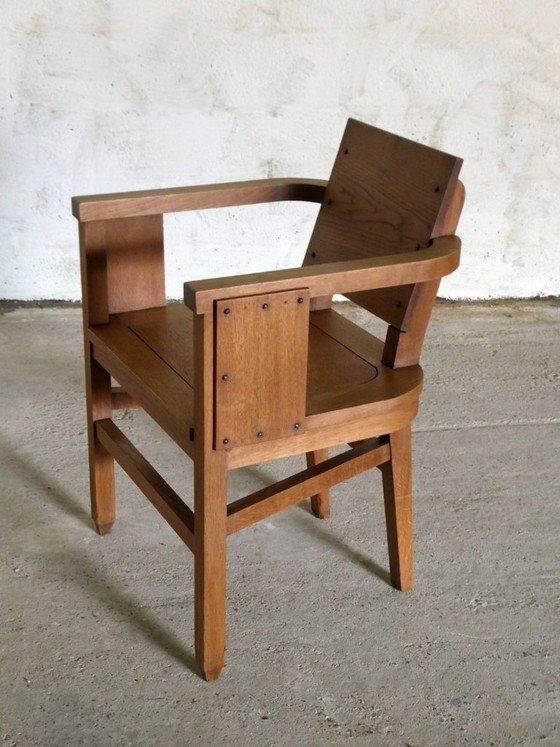 Poltrona in rovere, 1950 – Poltrone, Metallo, Legno (photo 2 of 7)
