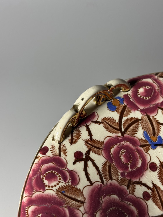 Image 1 of Boch Frères Keramis Art Deco Centerpiece by Raymond Chevalier, Belgium, 1930s