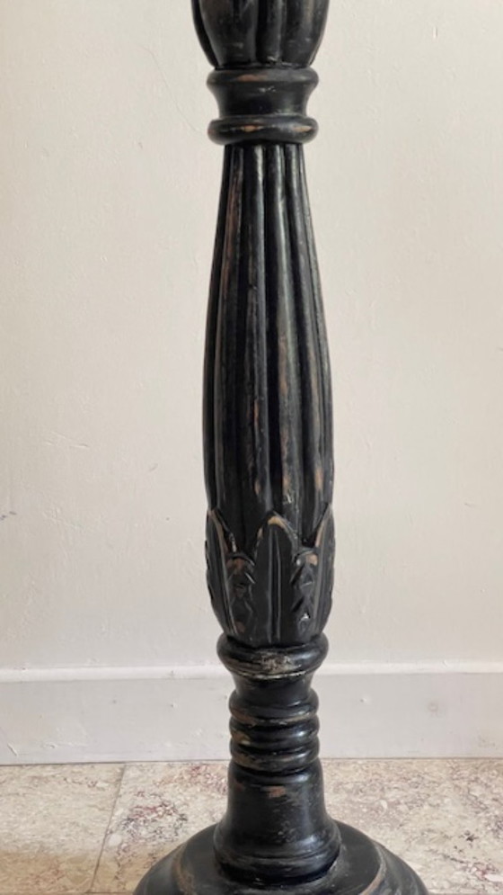 Kandelaar/kaarsenhouder 65 cm massief eikenhout – Kandelaars en kaarsen, Wood (photo 9 of 29)