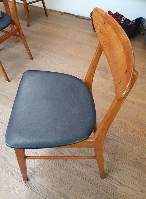 6 Gave Vintage Dining Table Chairs