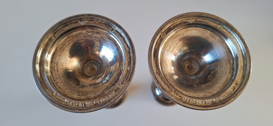 Image 1 of Verzilverde kandelaars BMF N West Germany