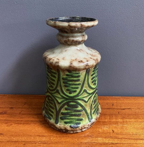 Image 1 of Strehla vase model 1228 1970s German Pottery