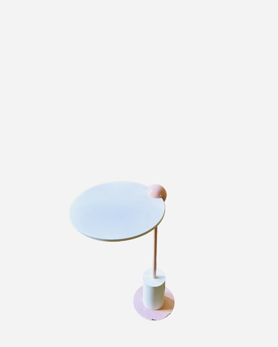 Image 1 of "Piccolo" side table in Memphis style - Edward Geluk for ArCo, Netherlands, 1984 Rotatable