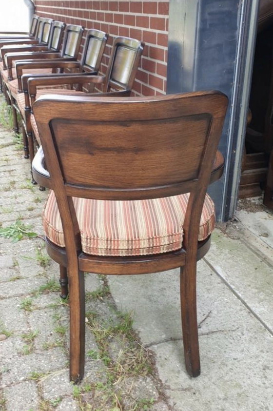 Image 1 of 8 fauteuils de salle à manger anciens RAC Royal