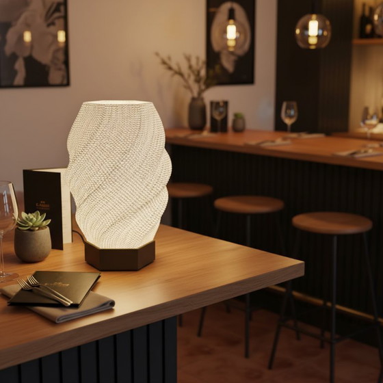 Image 1 of Vortella – Sculptural Table Lamp (Wireless or Wired)