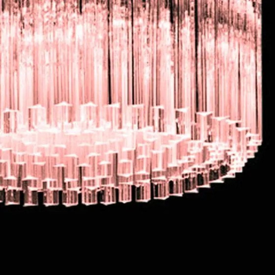 Image 1 of Lustre italien Triedro « Concava » de style moderne du milieu du XXe siècle