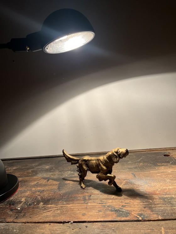 Image 1 of Vintage post modern gooseneck bureau lamp 