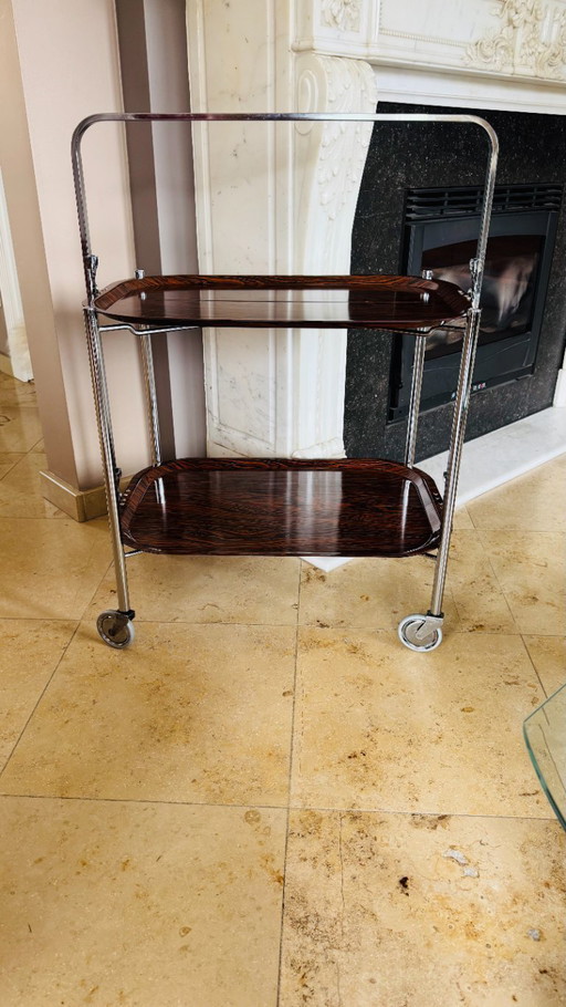 Carro de servicio plegable vinilado 1960