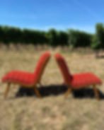 Jens Risom Poltrona Lounge Chair Anni '40 '50 Rosso Boucle Vostra Knoll – Poltrone (photo 22 of 38)
