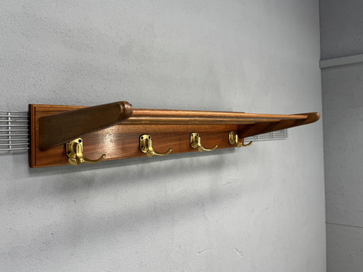 Vintage train coat rack