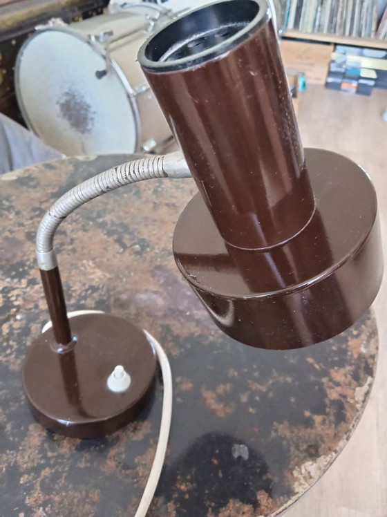 Vintage articulated Desk lamp – Metal, Chrome (photo 2 of 6)