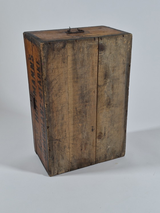 Scatola originale antica in legno di amido con finitura argentata di Hoffmann. – Oggetti decorativi, Wood (photo 11 of 13)