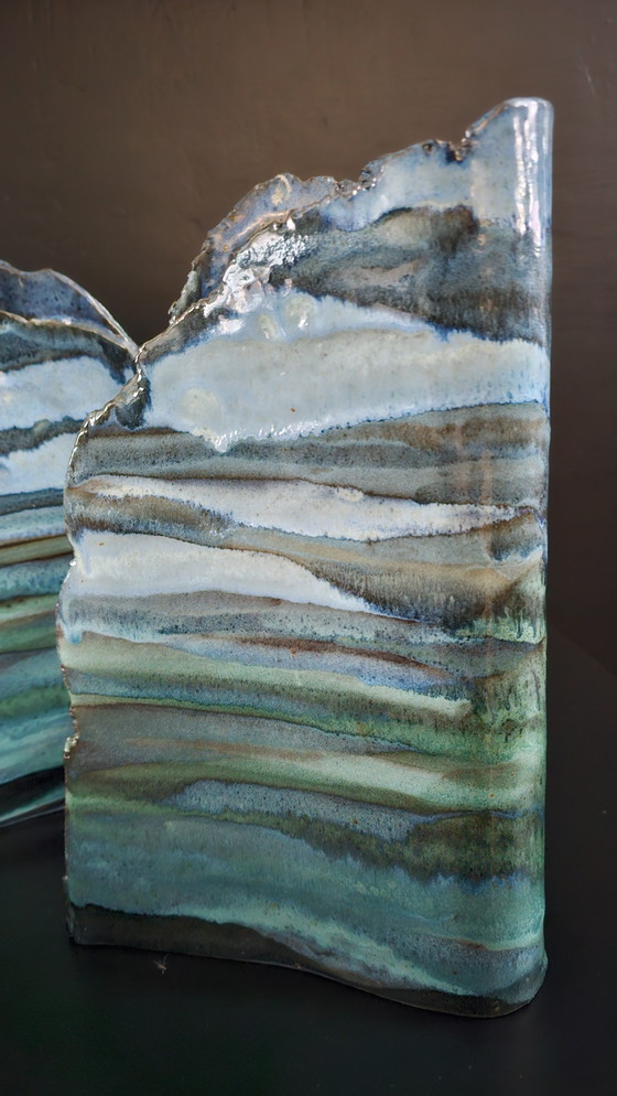 Image 1 of Unique pair of vases Hanneke Blom