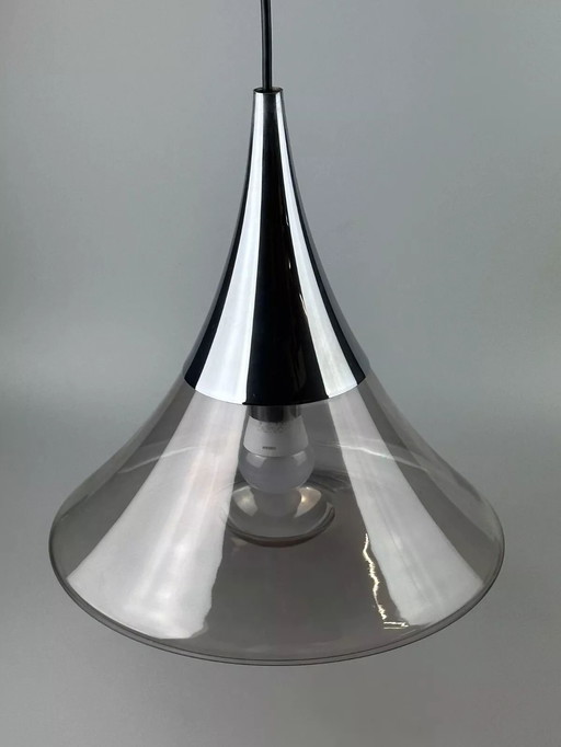 60er 70er Jahre Lampe Leuchte Deckenlampe Limburg Germany Glas Space Age Design