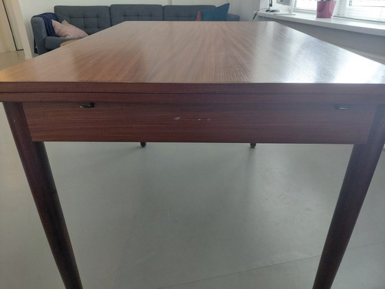 Image 1 of Vintage wooden extendable table