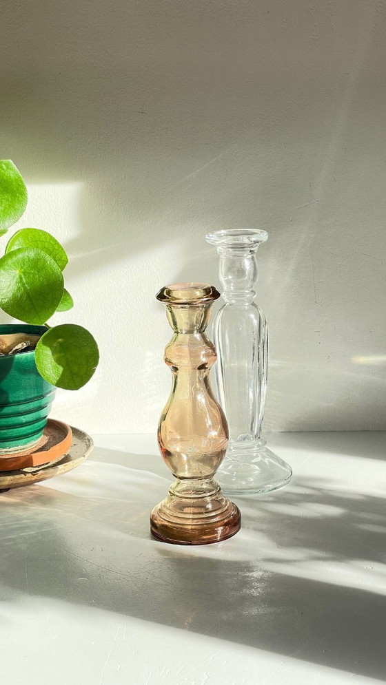 Image 1 of CANDLESTICK GLASS