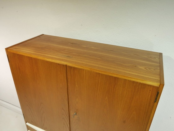 Image 1 of Vintage multi-purpose cupboard / bookcase / linen cupboard - Hellerau, Series 427/N, 1960s, Germany