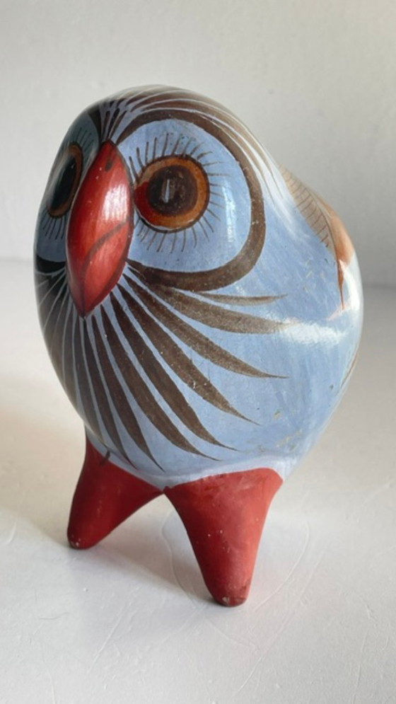 Vintage HANDCRAFTED Ceramic OWL – MEX JP, Decorative Objects (photo 20 of 35)
