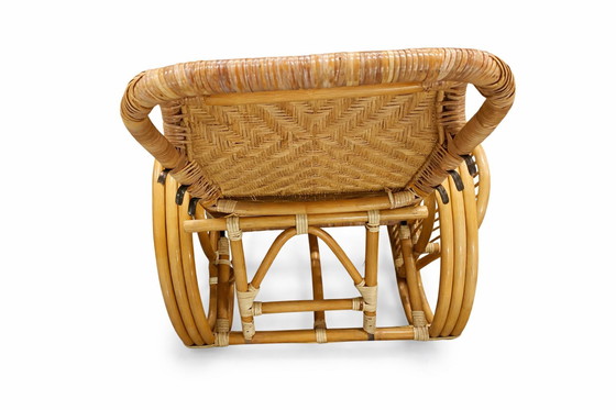 Image 1 of Sedia Rotan vintage 1970