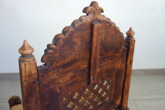 Image 1 of 2 traditional Pida chairs, India, 1950s/60s