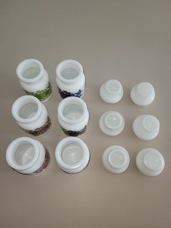 Image 1 of Macetas de opalina para hierbas