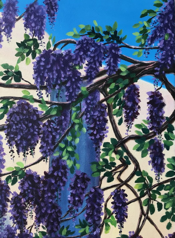 Image 1 of Peinture à l'huile - Irina Gauss - Ciel de vacances ensoleillé