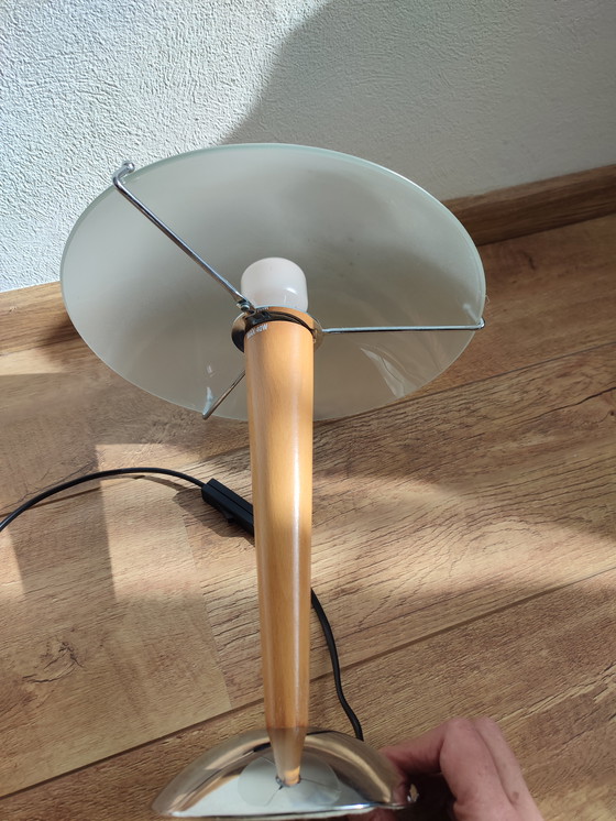 Image 1 of Iconische Vintage Ikea Kvintol Lebber tafellamp mushroom '80 Eighties