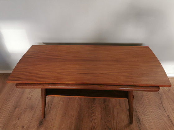 Image 1 of Vintage mid-century coffee table with reversible top