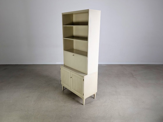 Image 1 of Vintage secretaresse Svante Skogh boekenkast sjofel Midcentury