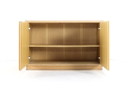 Eiken compact sideboard kast dressoir 'Finne' vintage