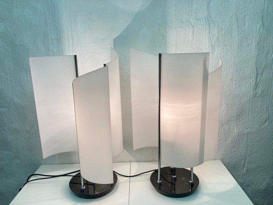 Image 1 of 2 XXL Arianna table lamps Design Bruno Gecchelin for Oluce 1990