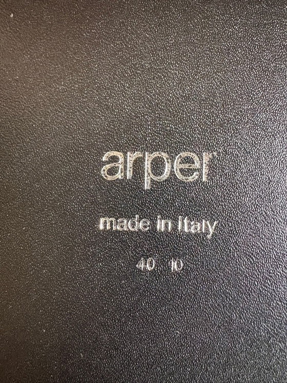 6 sedie di design Arper – Sedie da pranzo, Pelle (photo 4 of 5)