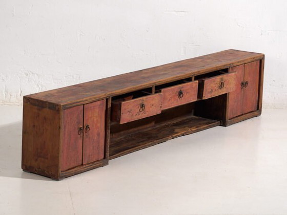 Mobile basso antico con patina rossa (c.1900) #29 – Mobili TV (photo 11 of 40)